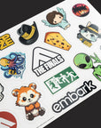 NamaTama sticker sheet