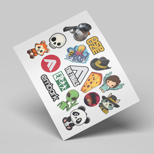 THE FINALS STICKERSHEET